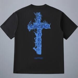 Chrome Hearts Men's Black Short Sleeve T-Shirt